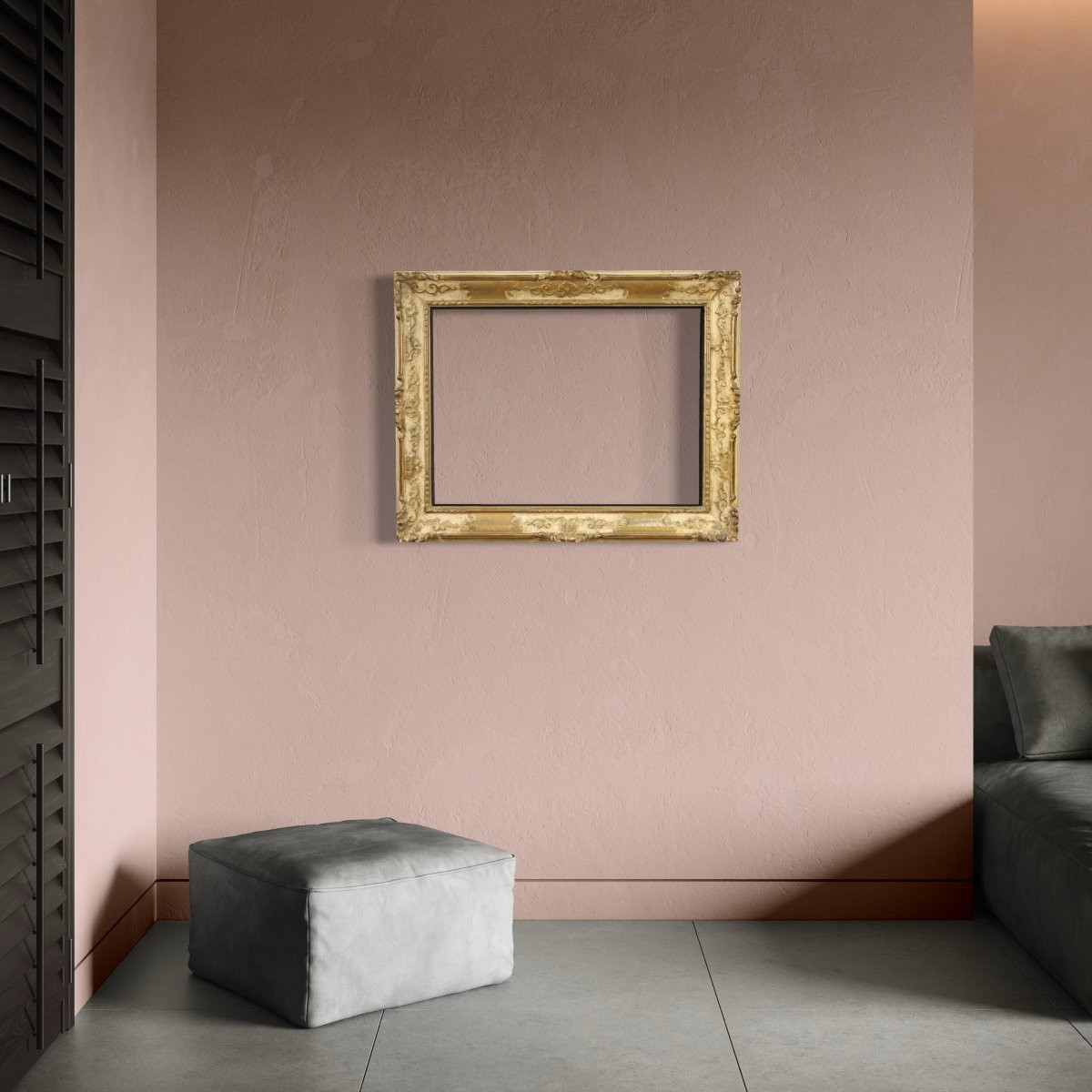 Cornice italiana laccata e dorata del XX secolo-photo-2