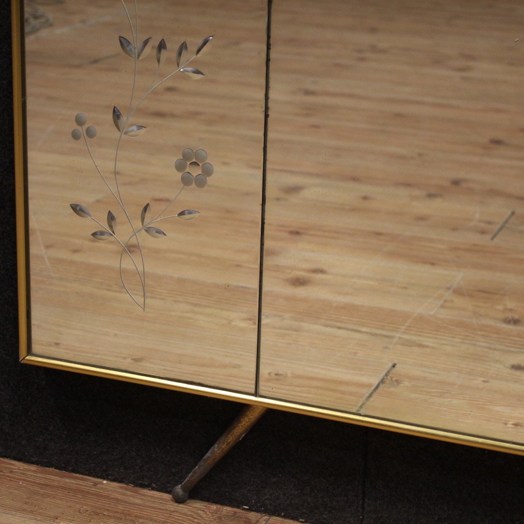 Attaccapanni a specchio di design del XX secolo-photo-3