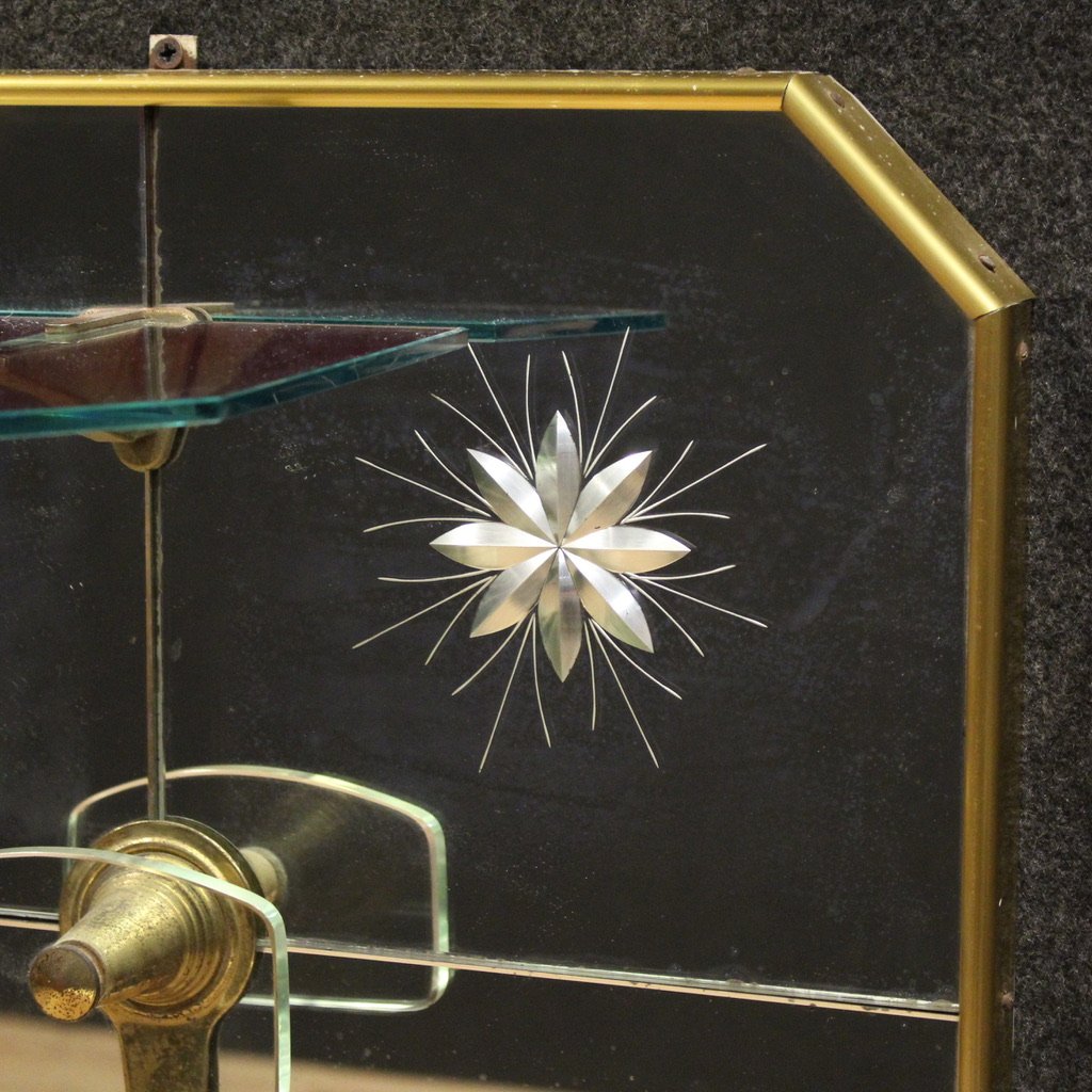 Attaccapanni a specchio di design del XX secolo-photo-4