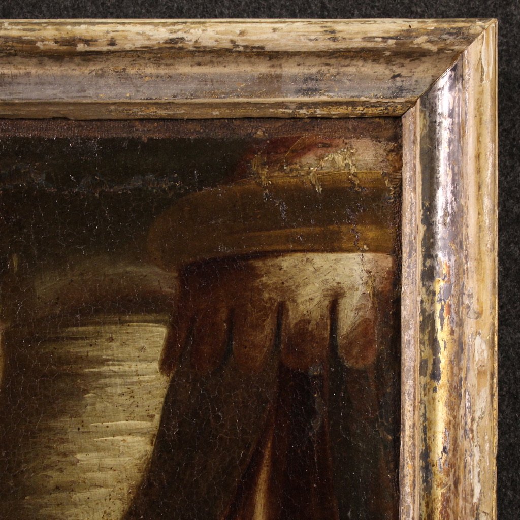 Dipinto mitologico del XVII secolo, la disputa tra Agamennone e Achille per Briseide-photo-5