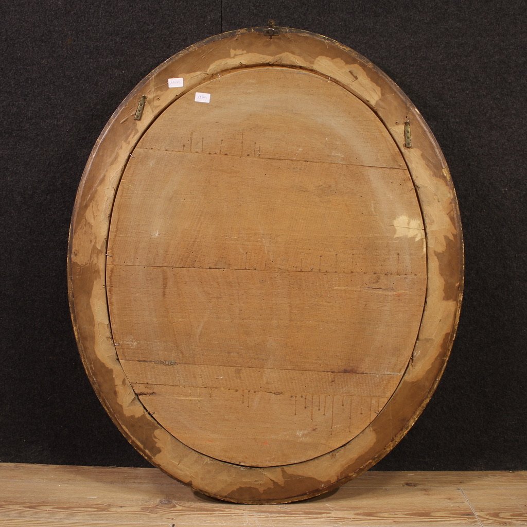 Dipinto ovale Rococò del XVIII secolo, festa galante-photo-6