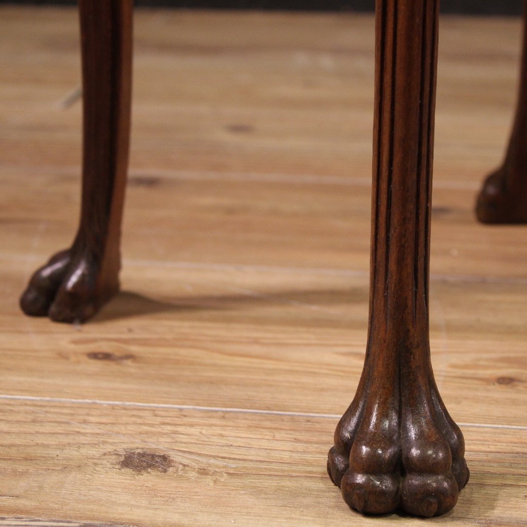 Coppia di comodini francesi intarsiati del XX secolo-photo-4