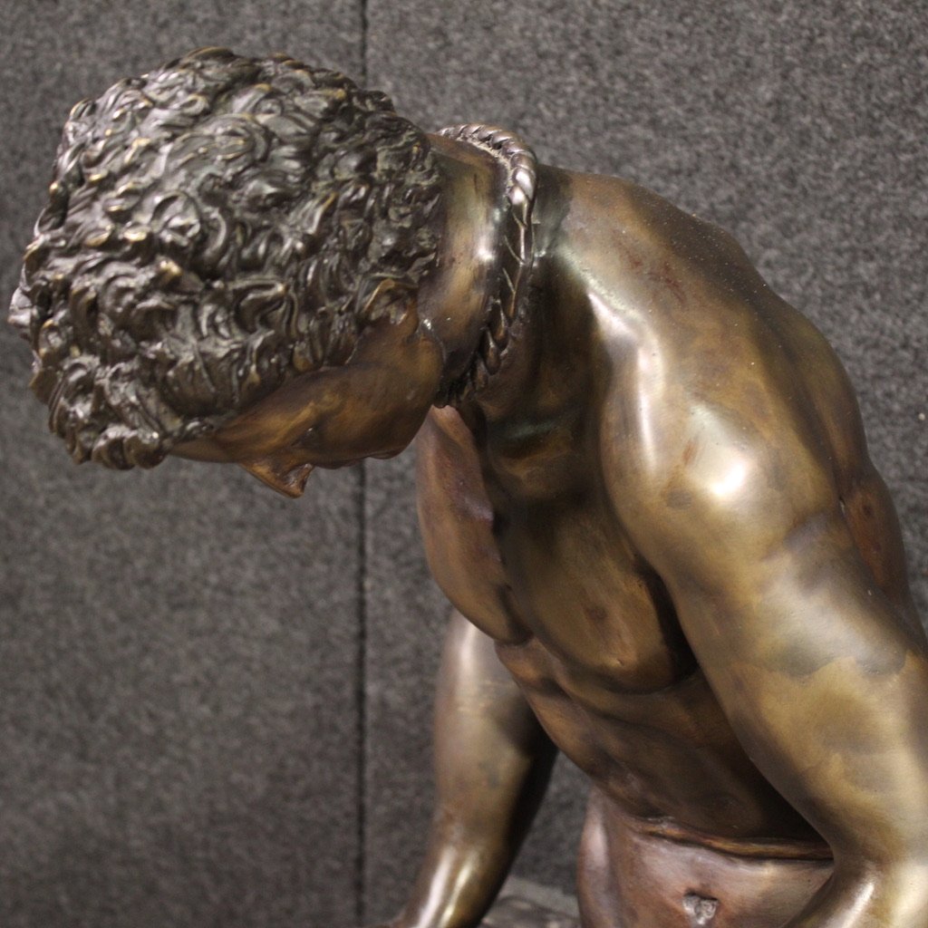 Grande scultura in bronzo del XX secolo, Galata morente-photo-8