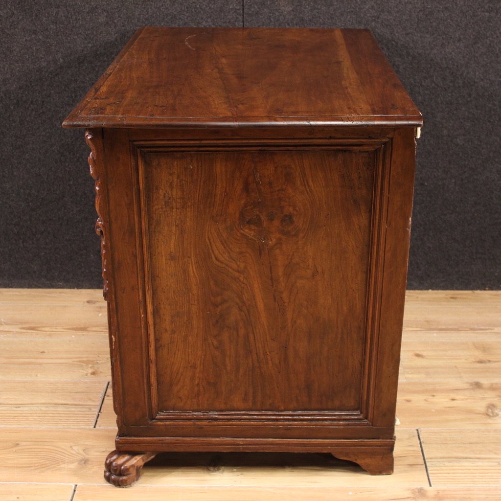 Antico comò genovese a bambocci del XVIII secolo-photo-3