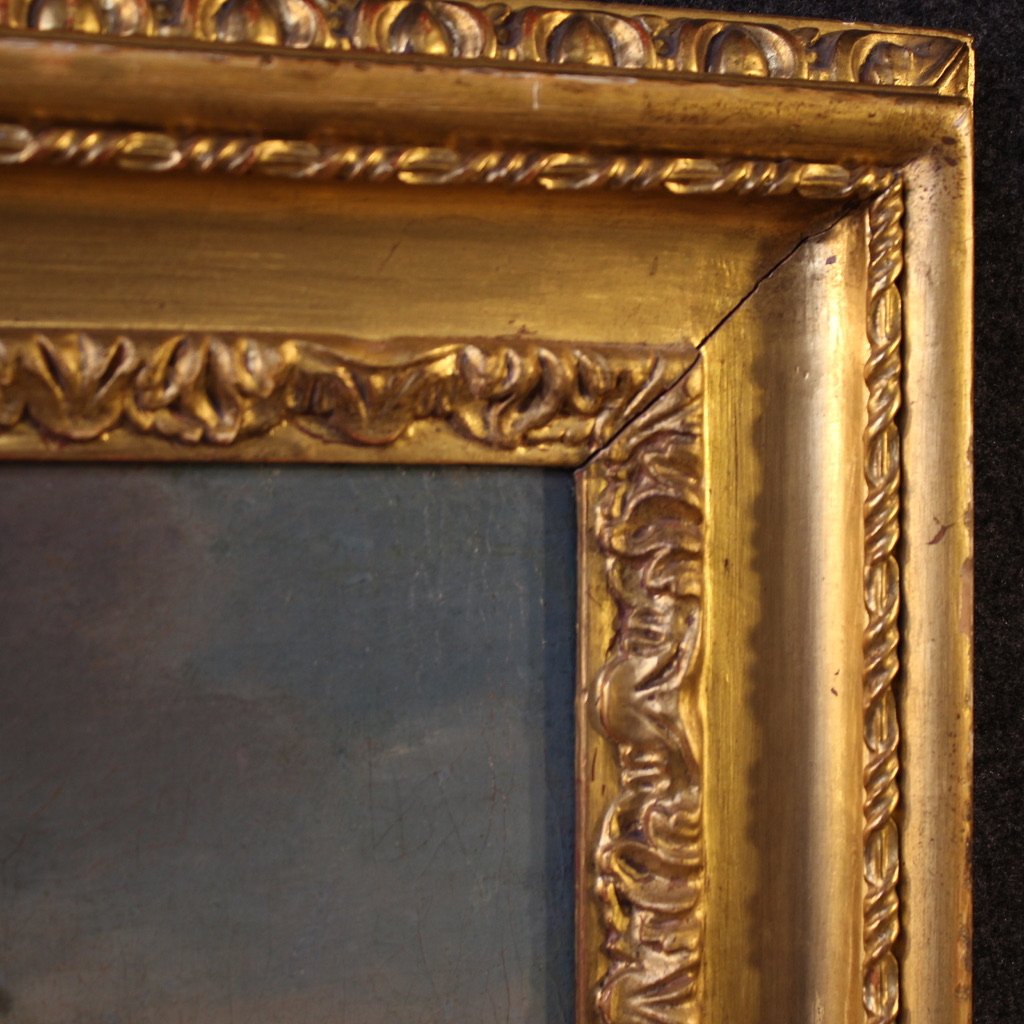 Grande quadro italiano del XVII secolo, antica natura morta con frutta-photo-4