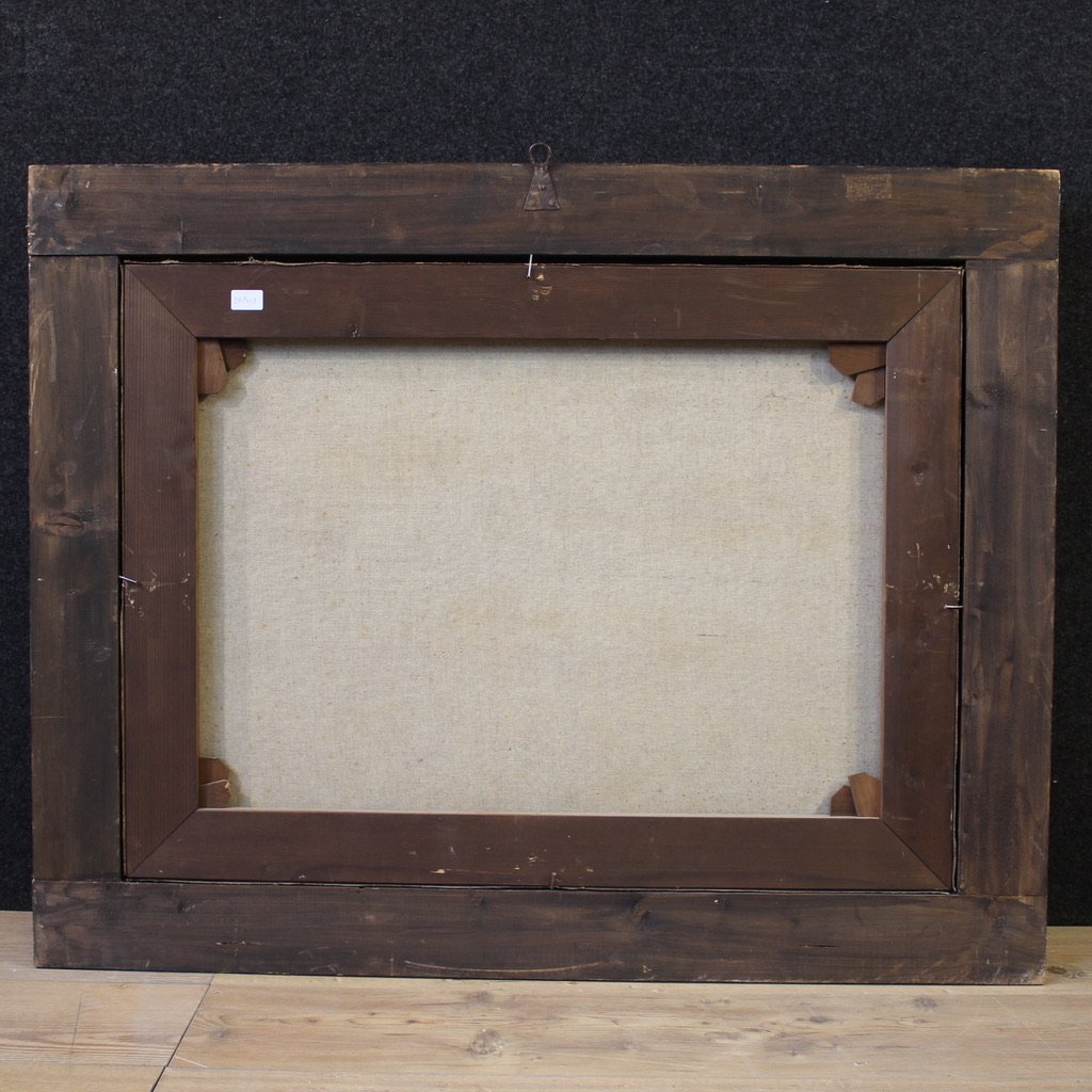 Grande quadro italiano del XVII secolo, antica natura morta con frutta-photo-5