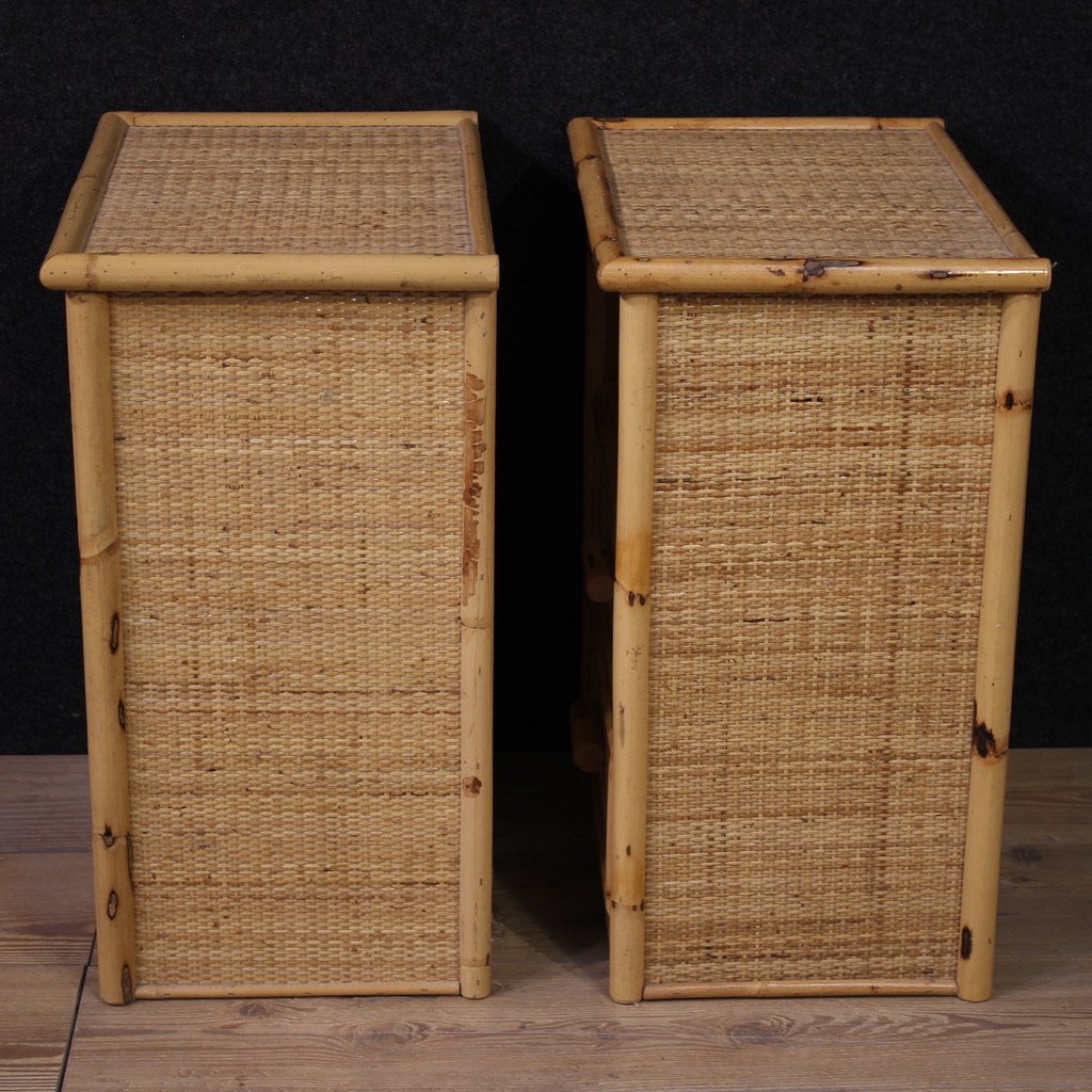 Coppia di comodini italiani anni 80-photo-3