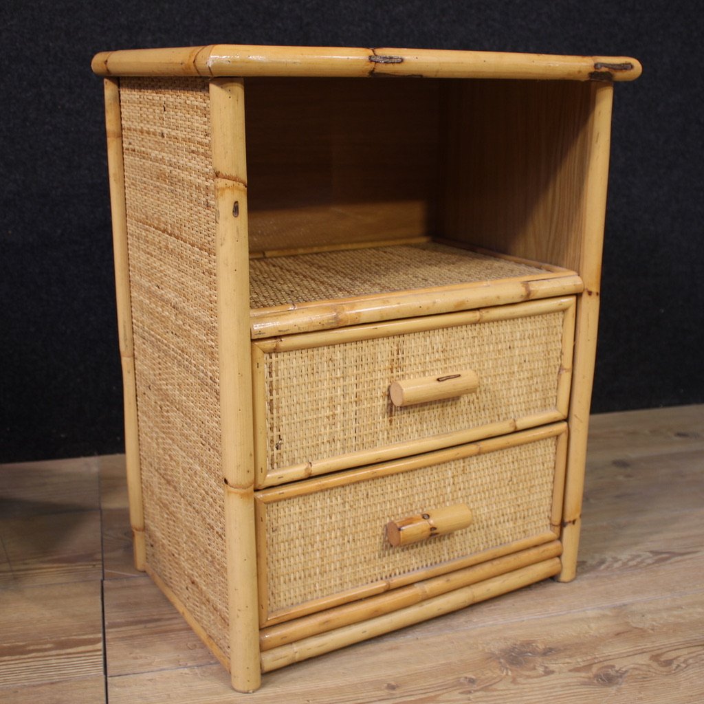 Coppia di comodini italiani anni 80-photo-7