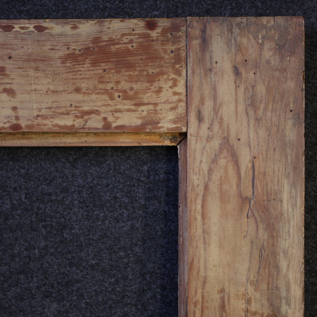 Antica cornice spagnola del XVIII secolo-photo-3