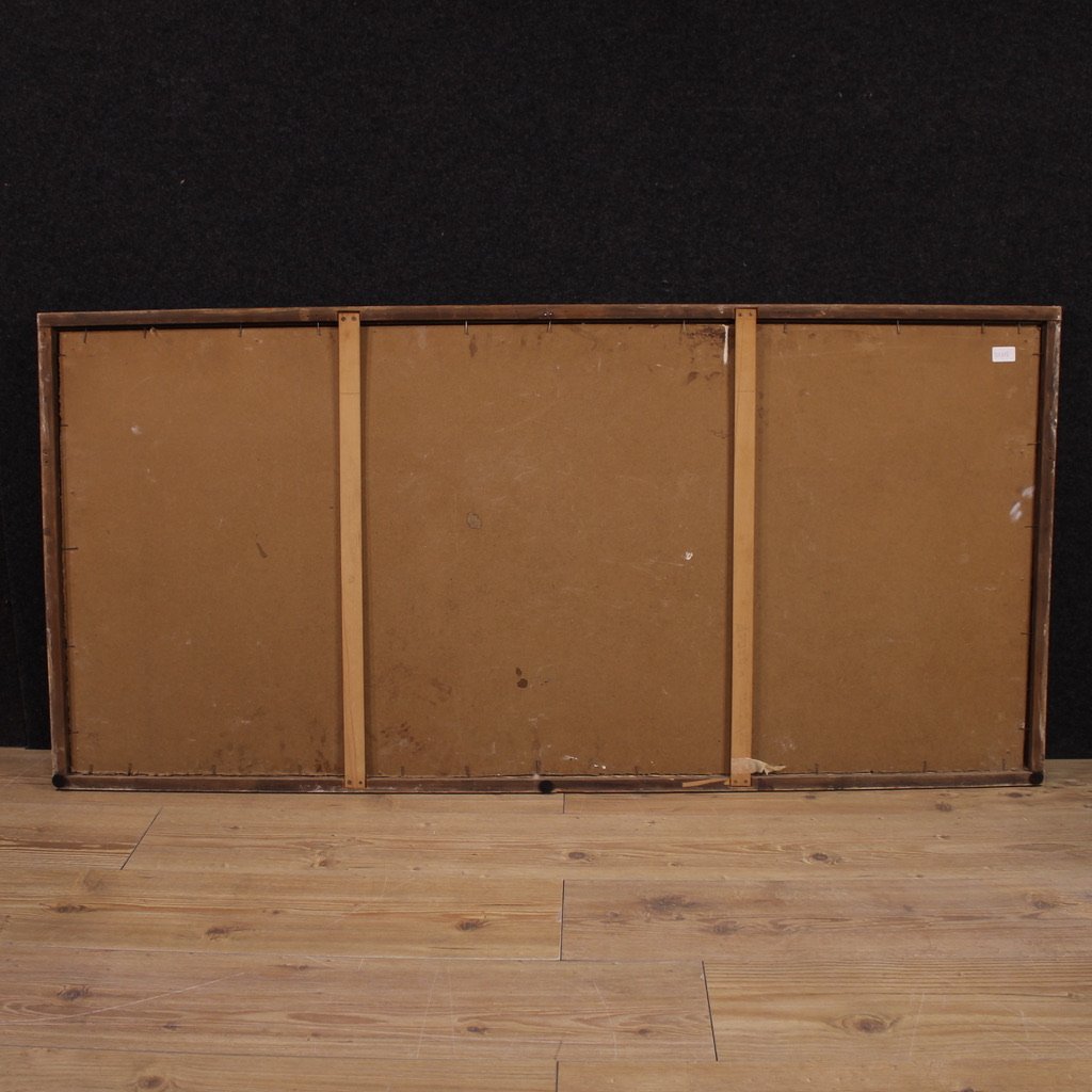 Grande dipinto francese del XVIII secolo, scena di genere rococò-photo-4