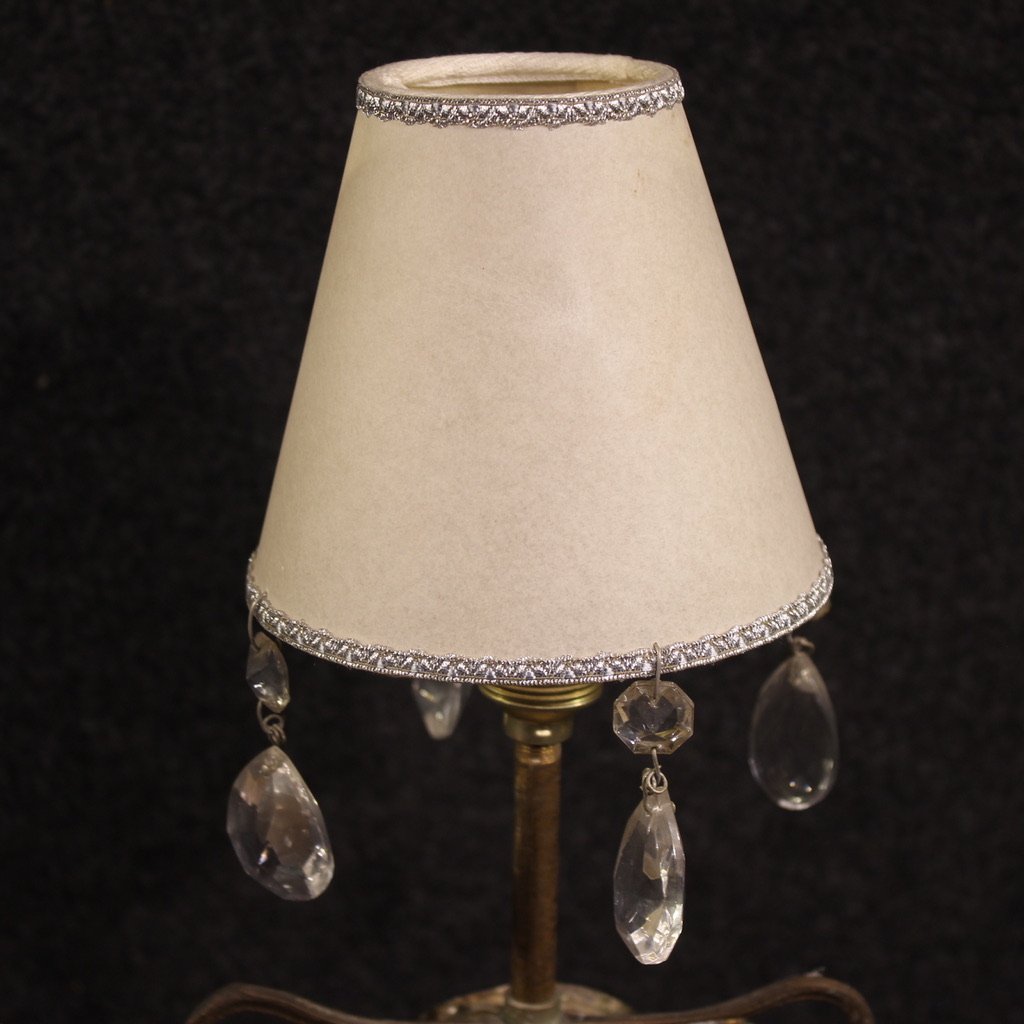 Lampada italiana timbrata Bragalini Bologna del XX secolo-photo-3