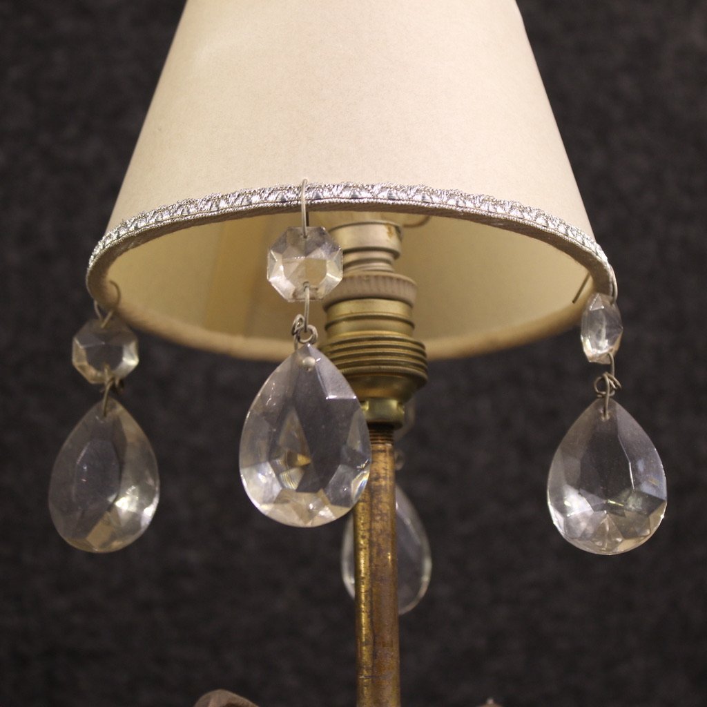 Lampada italiana timbrata Bragalini Bologna del XX secolo-photo-8