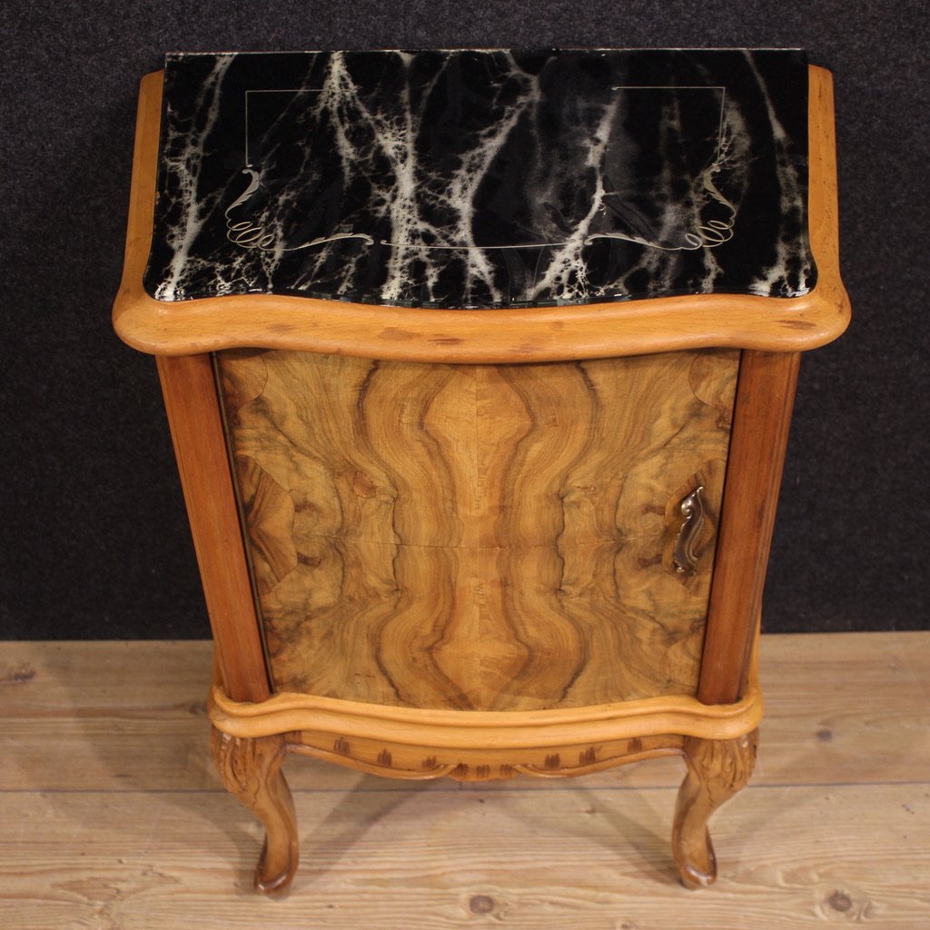 Coppia di comodini italiani del XX secolo-photo-1