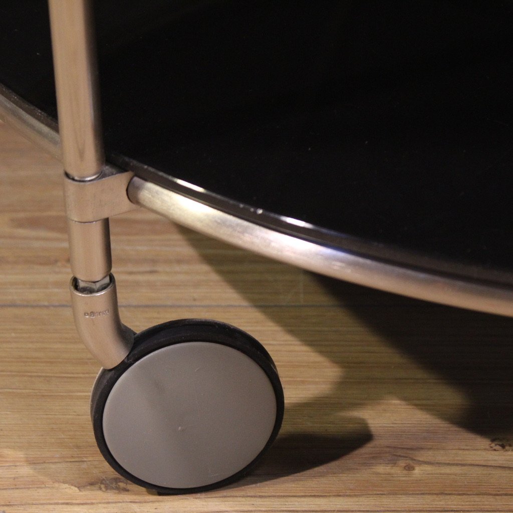 Tavolo da salotto su ruote anni 80-photo-4