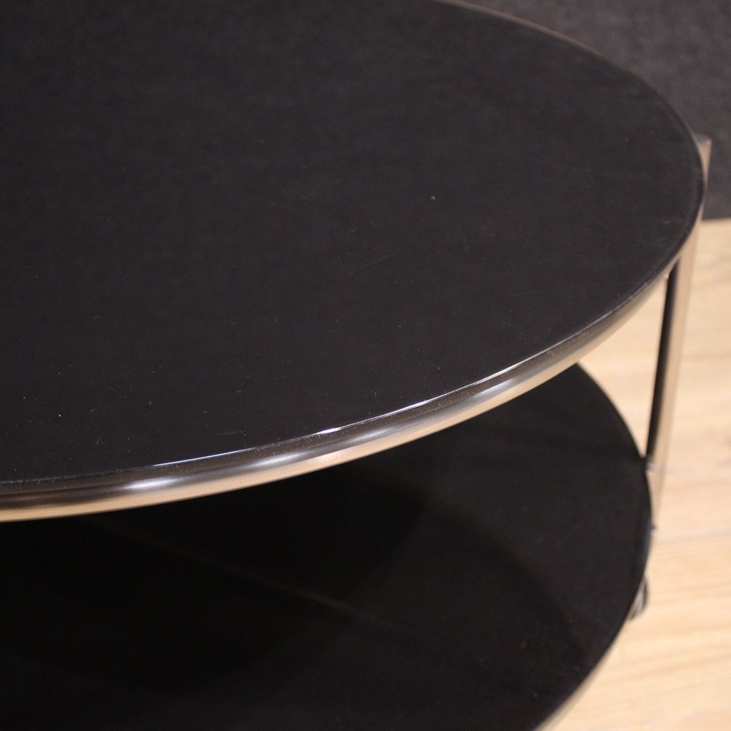 Tavolo da salotto su ruote anni 80-photo-4