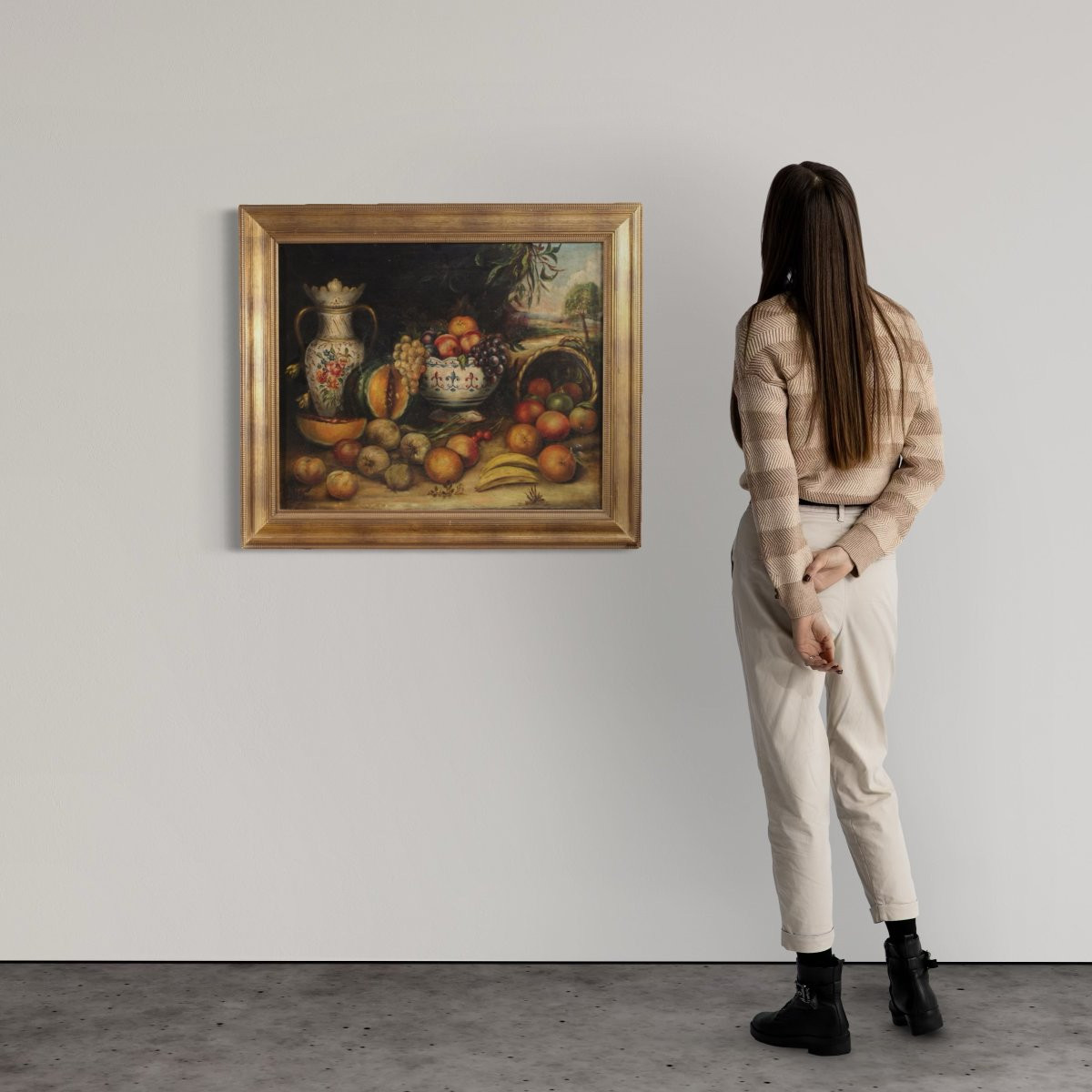 Dipinto spagnolo natura morta del XX secolo-photo-1