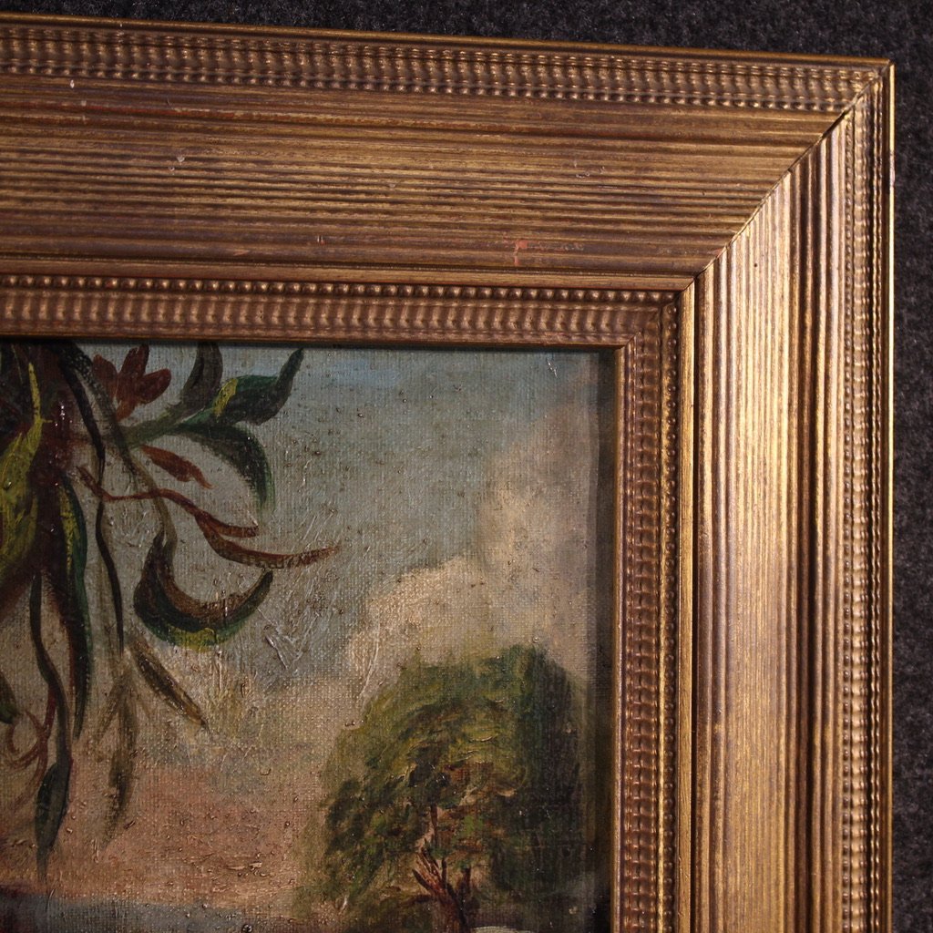 Dipinto spagnolo natura morta del XX secolo-photo-3