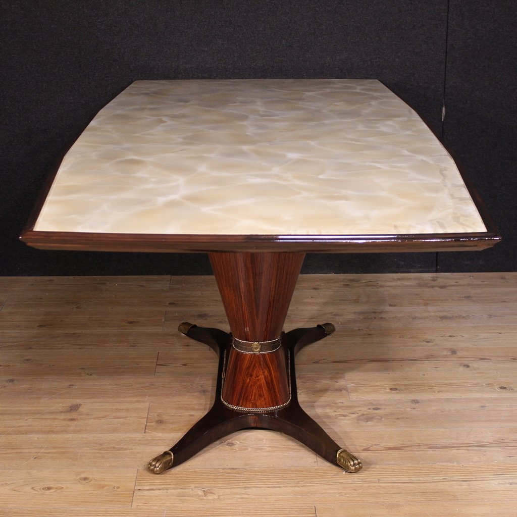 Grande tavolo da pranzo produzione Fratelli Rigamonti Desio, Milano-photo-4