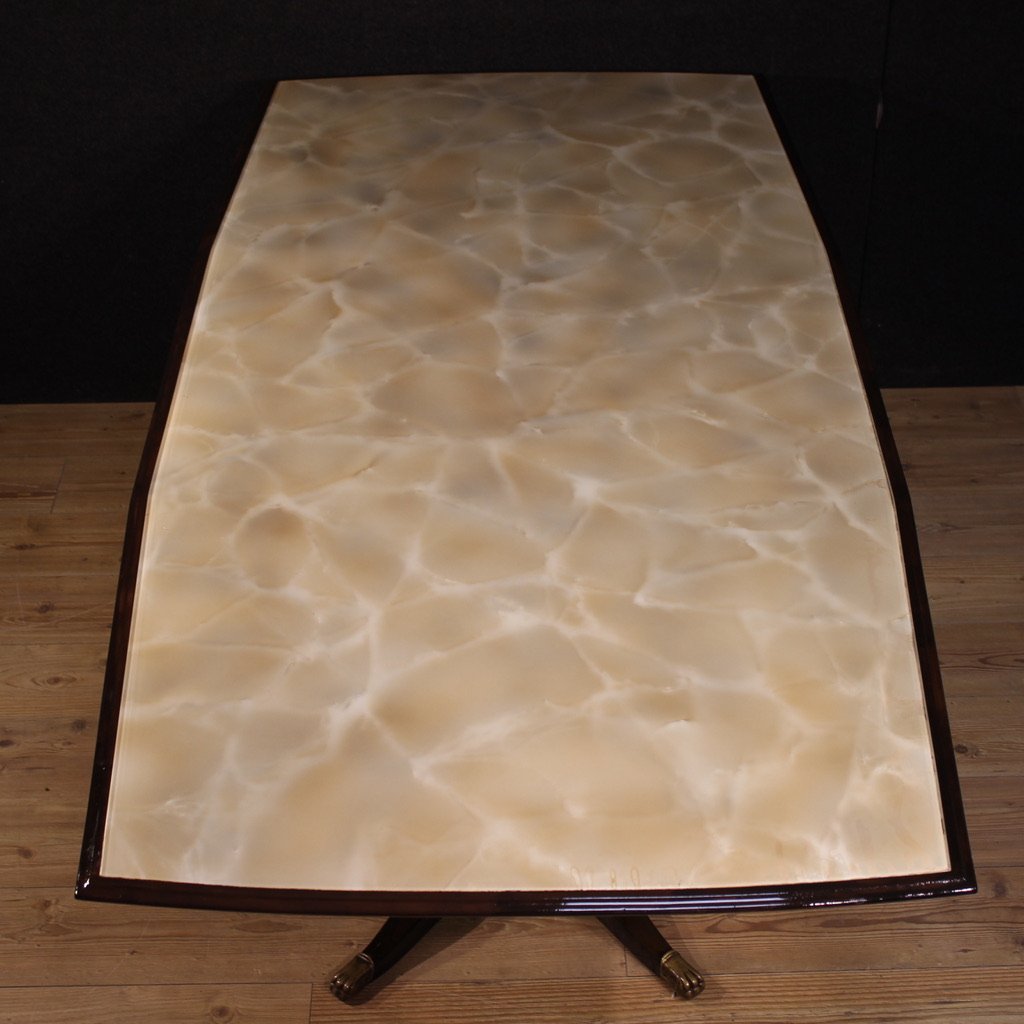 Grande tavolo da pranzo produzione Fratelli Rigamonti Desio, Milano-photo-2