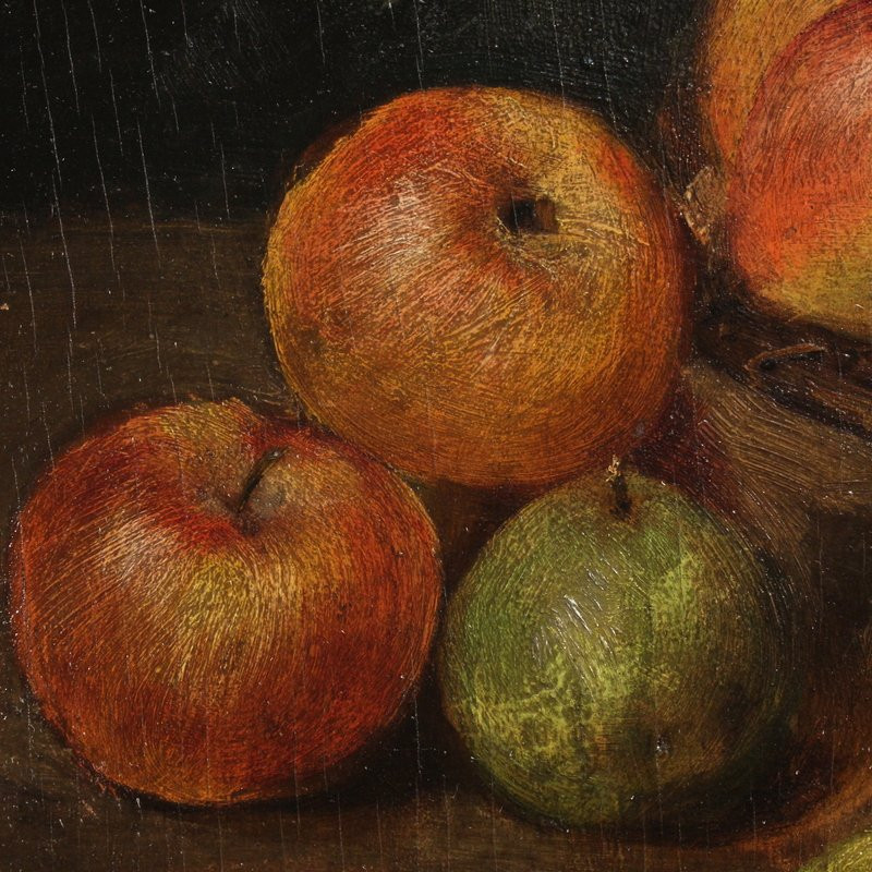 Quadro francese del XX secolo, natura morta con frutta-photo-6