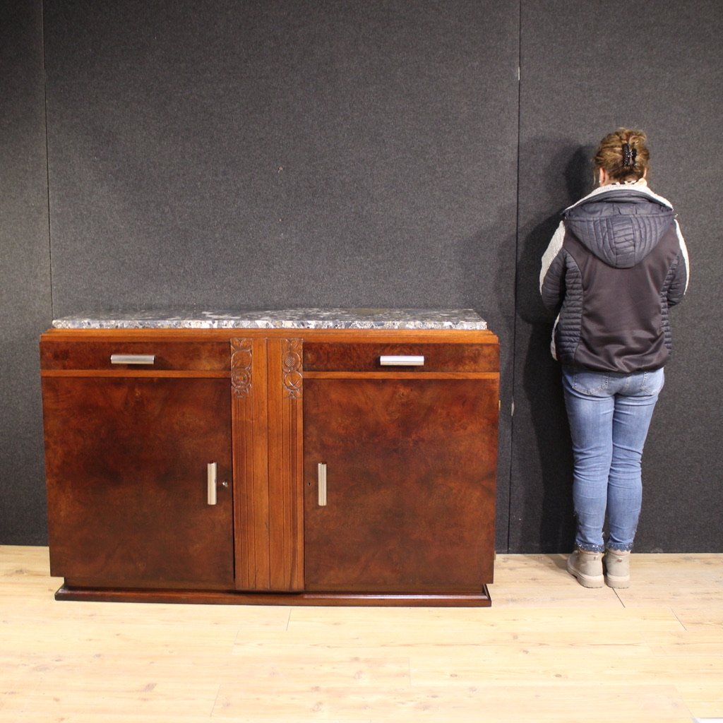 Credenza francese Art Deco anni 30-photo-2