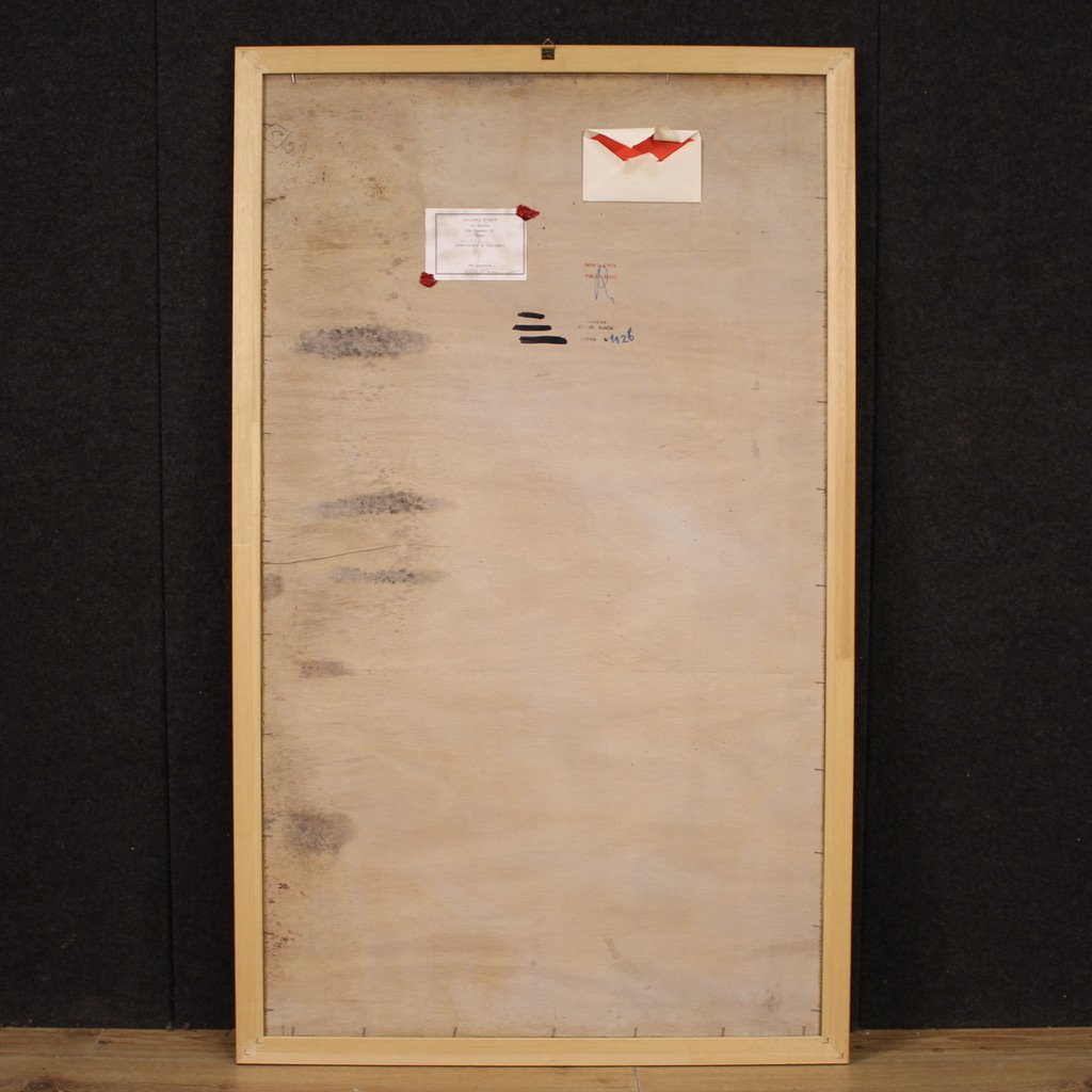 Dipinto italiano nudo femminile firmato Vellani Marchi-photo-8