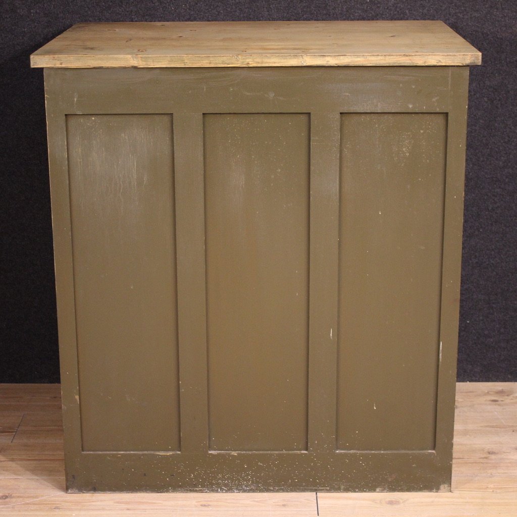 Cassettiera xilografia in legno laccato del XX secolo-photo-6