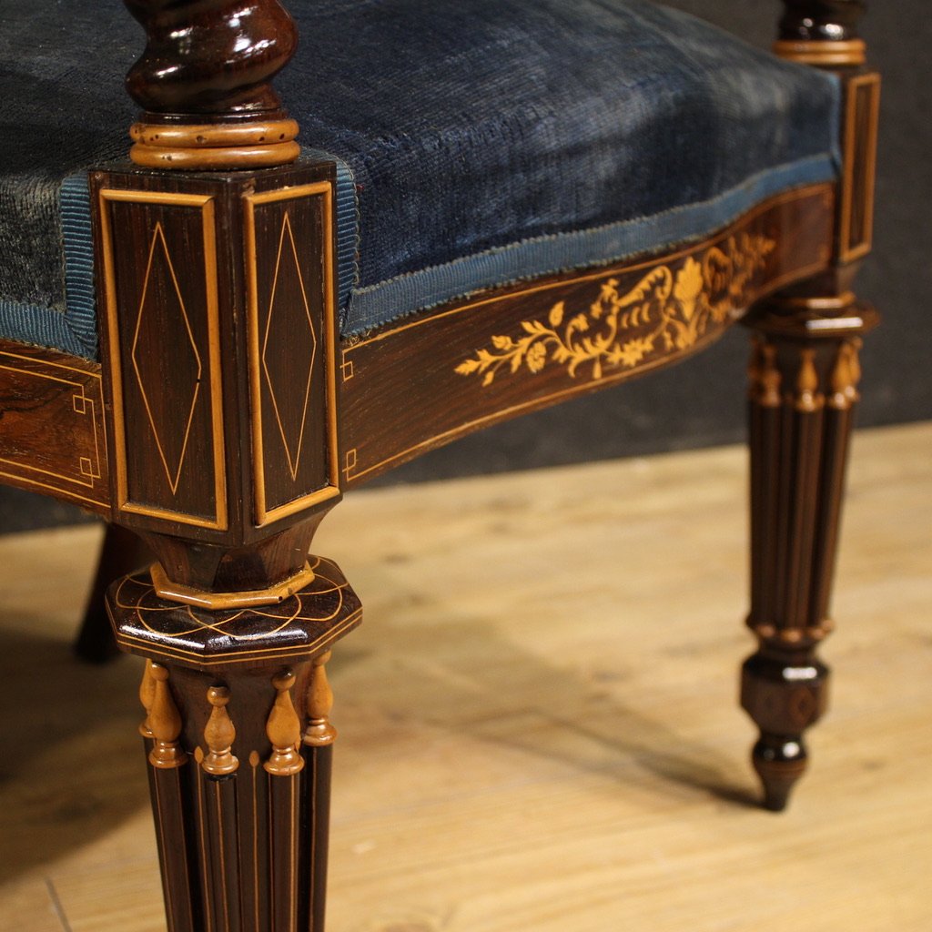 Coppia di poltrone francesi del XIX secolo-photo-5