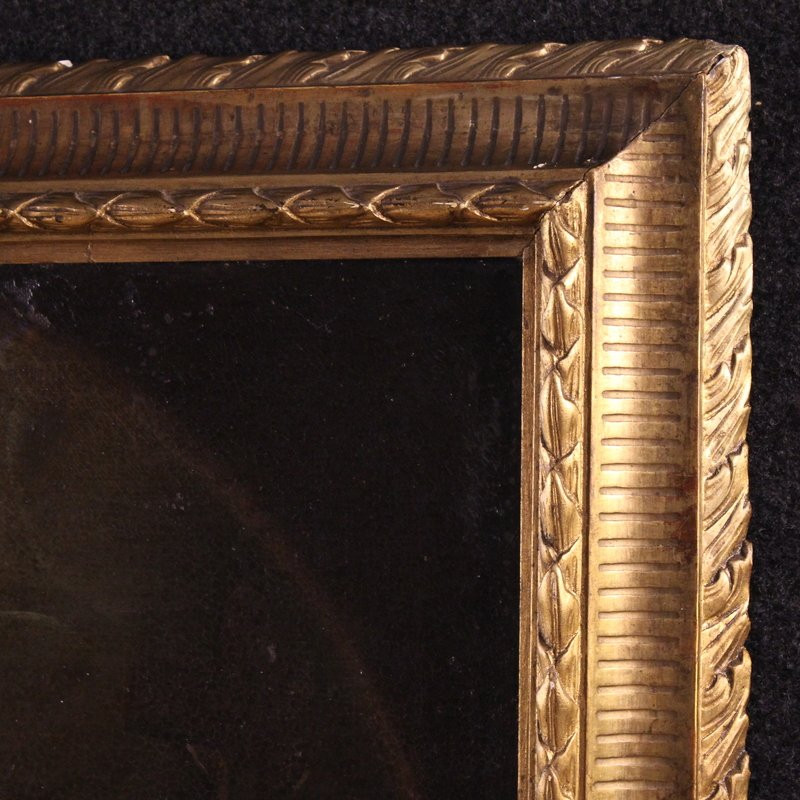 Antico dipinto italiano San Girolamo del XVII secolo-photo-2