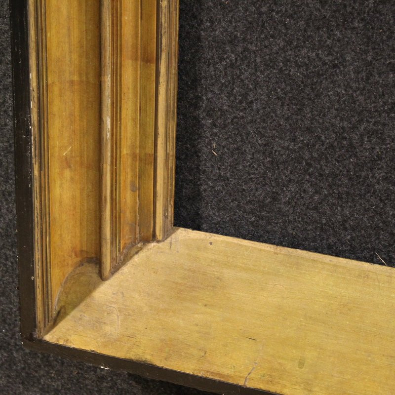 Cornice olandese laccata e dorata del XX secolo-photo-3