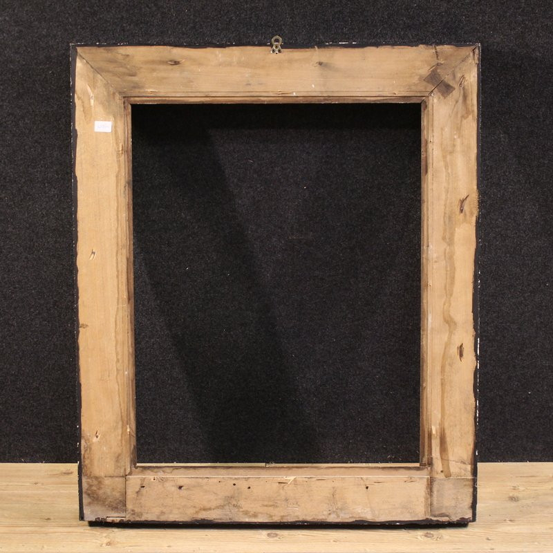 Cornice olandese laccata e dorata del XX secolo-photo-4