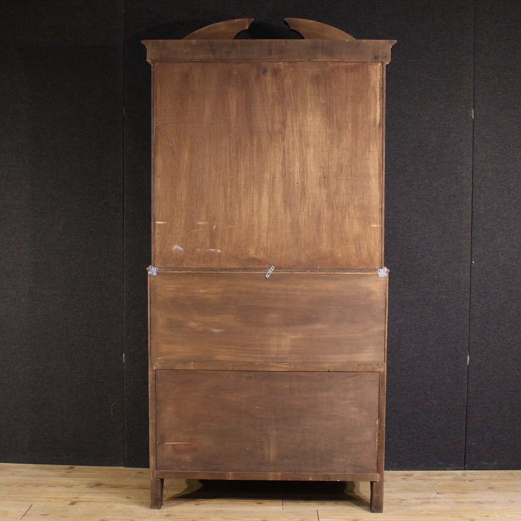 Trumeau olandese intarsiato del XX secolo-photo-1