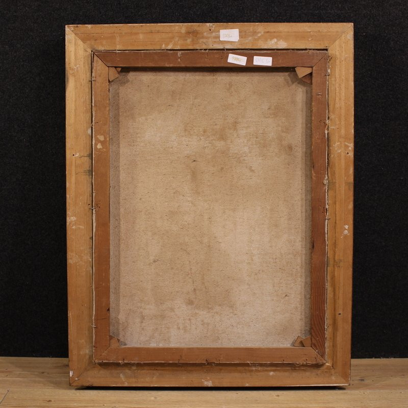 Dipinto olandese veduta della città di Hoorn del XX secolo-photo-4