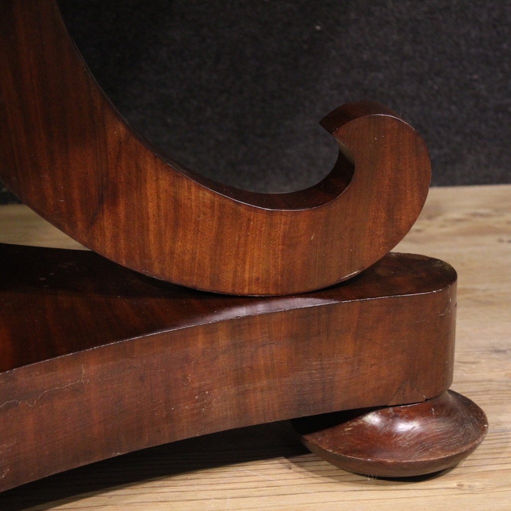 Tavolo olandese in mogano del XIX secolo-photo-7