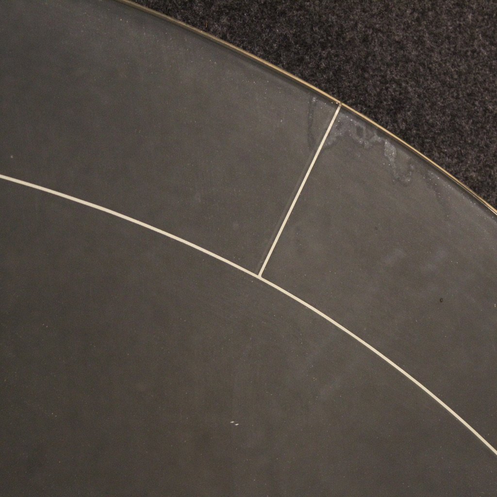 Specchiera italiana a mezzaluna del XX secolo-photo-4