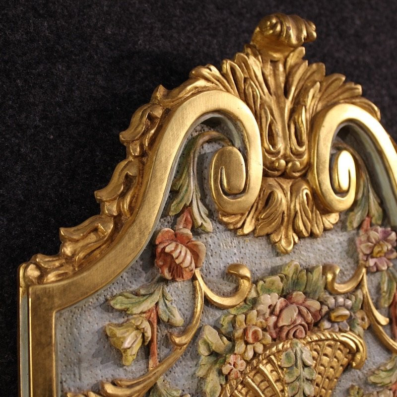 Coppia di applique italiane laccate e dorate in stile Luigi XVI-photo-6