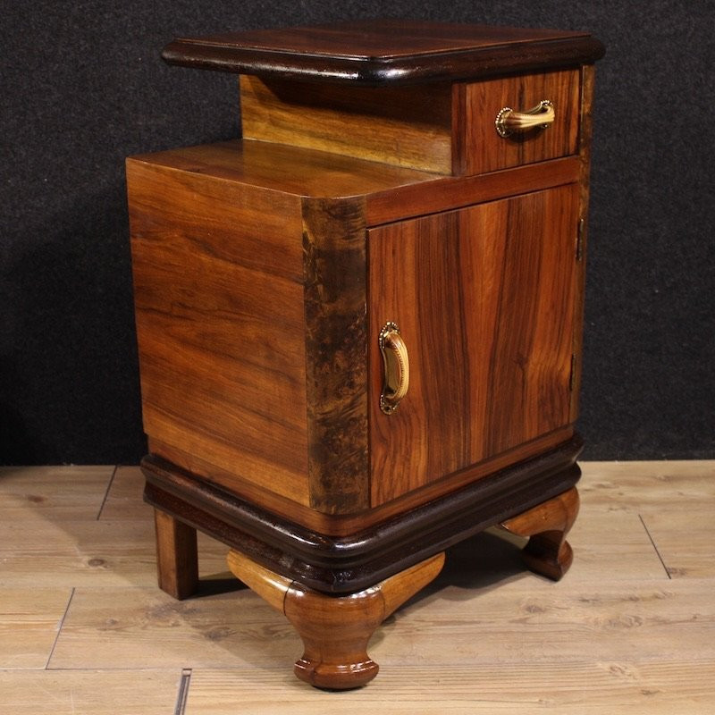 Coppia di comodini italiani del XX secolo-photo-3