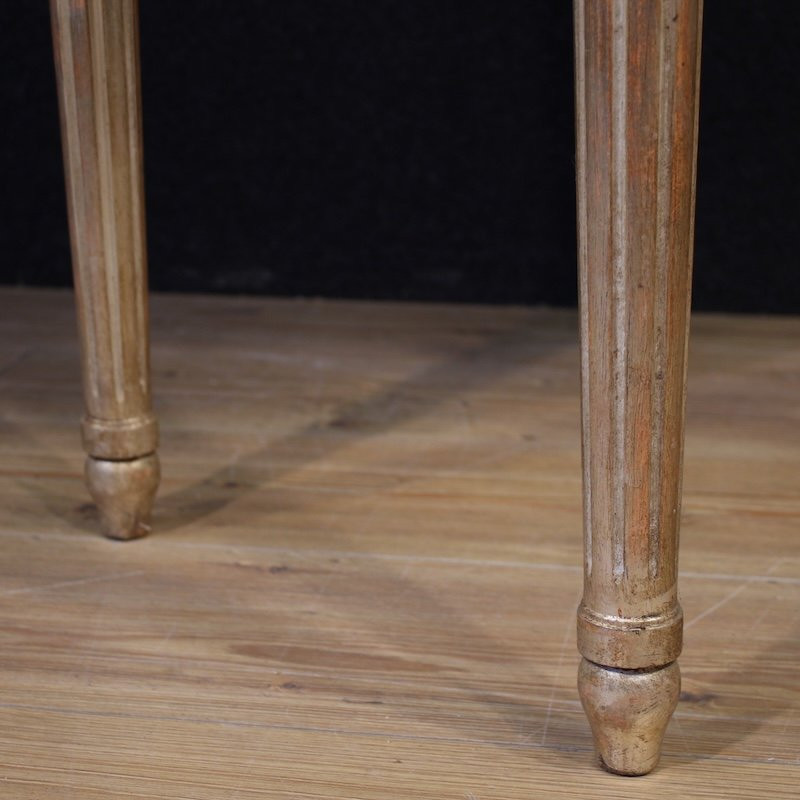 Console italiana laccata in stile Luigi XVI del XX secolo-photo-8