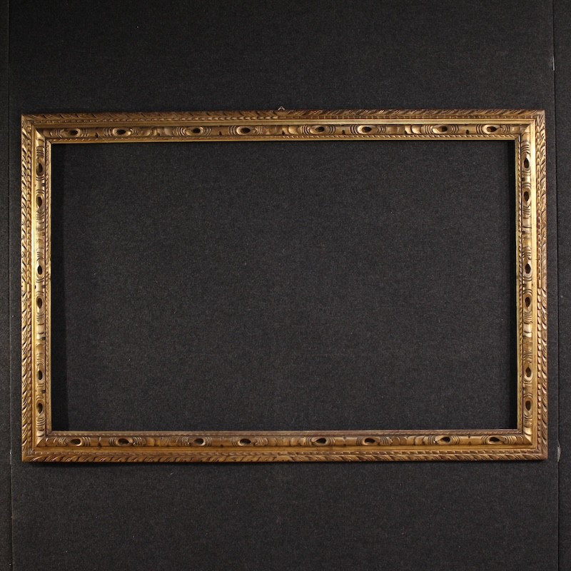 Grande cornice dorata italiana del XX secolo