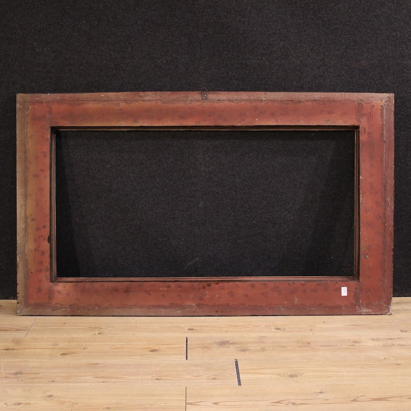Cornice francese in legno dorato del XX secolo-photo-3