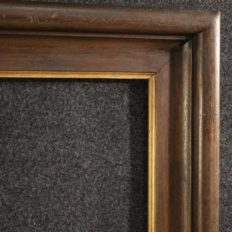 Cornice olandese in legno del XX secolo-photo-4