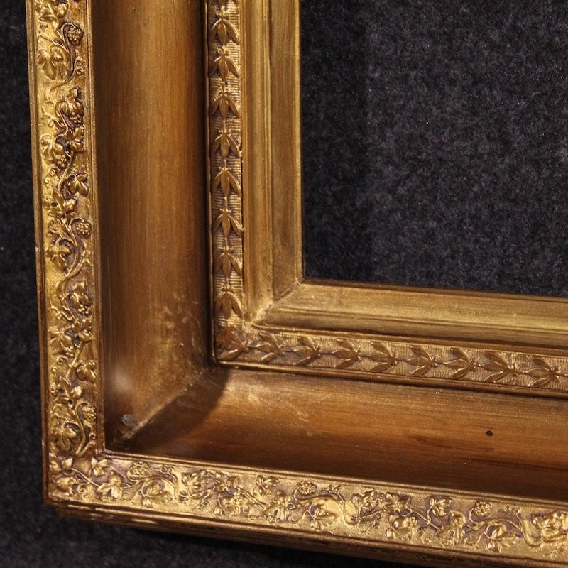 Cornice spagnola dorata del XX secolo-photo-3
