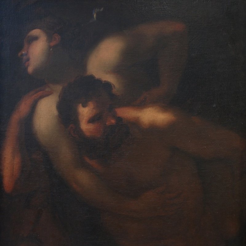 Grande quadro mitologico del XVII secolo, Ercole e Deianira-photo-3