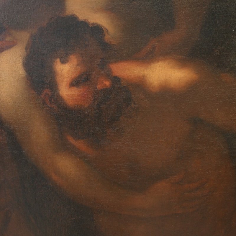 Grande quadro mitologico del XVII secolo, Ercole e Deianira-photo-1
