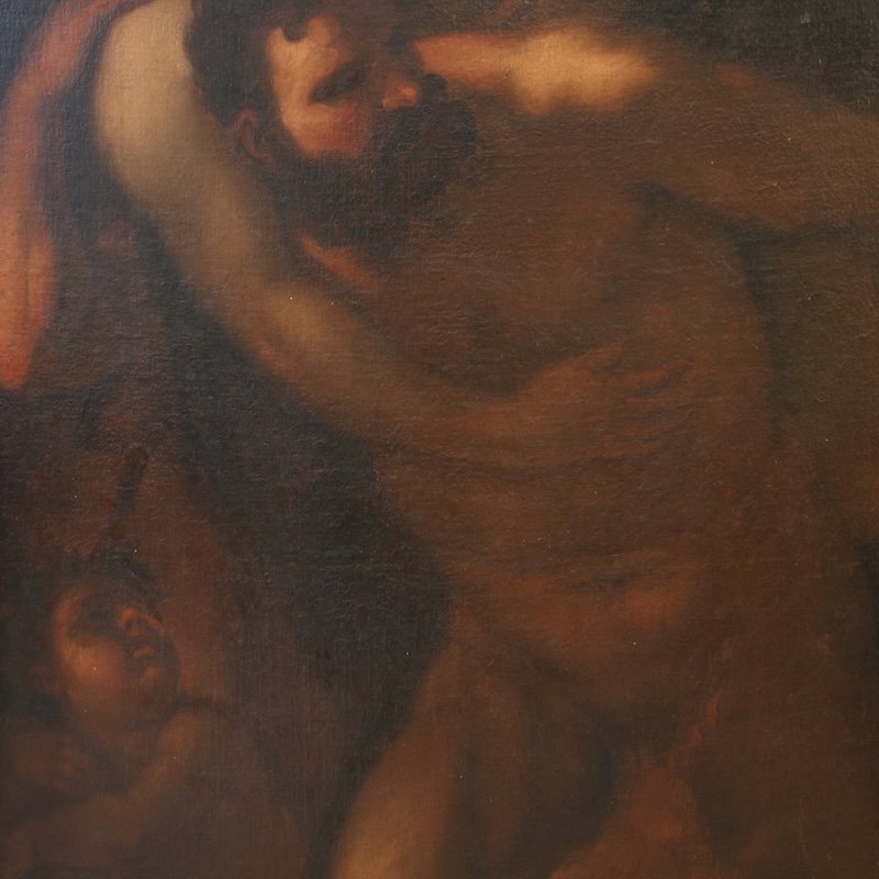 Grande quadro mitologico del XVII secolo, Ercole e Deianira-photo-8
