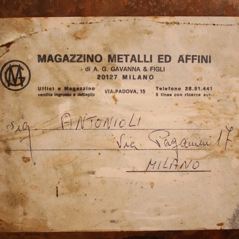 Dipinto italiano su rame natura morta firmato Antonioli-photo-4