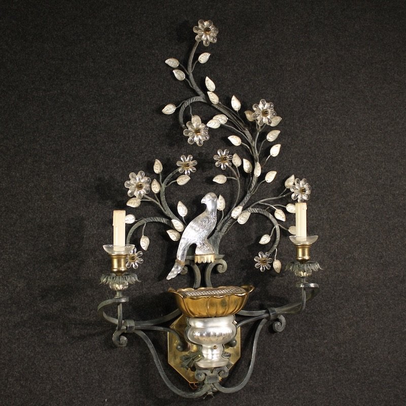 Grande applique italiana Banci Firenze del XX secolo