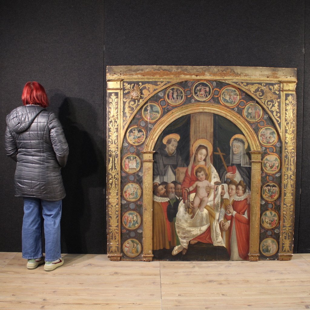 Grande tavola italiana del XVI secolo, Sacra Conversazione-photo-2