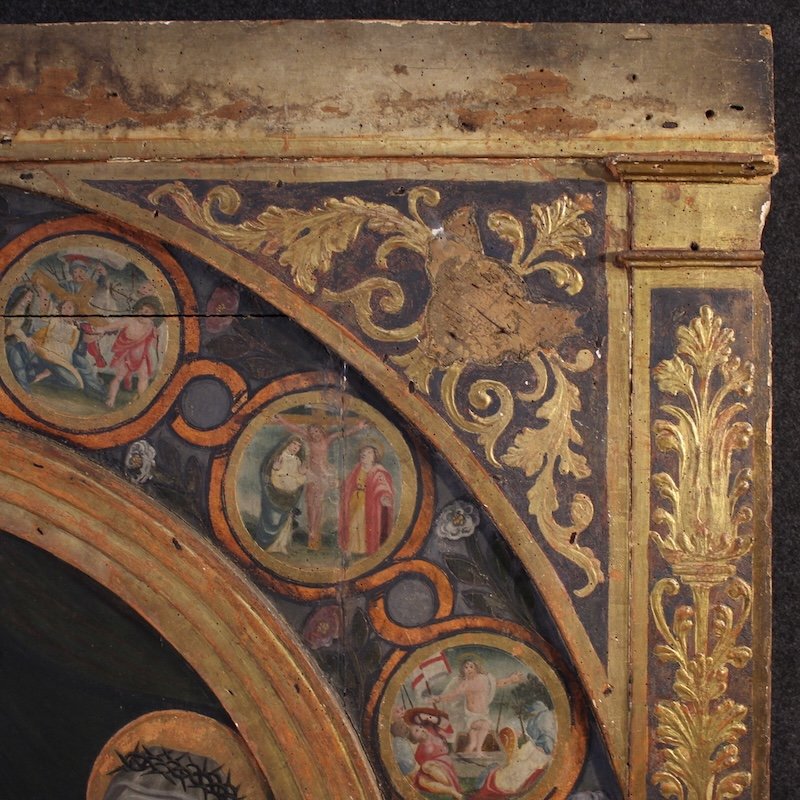 Grande tavola italiana del XVI secolo, Sacra Conversazione-photo-3