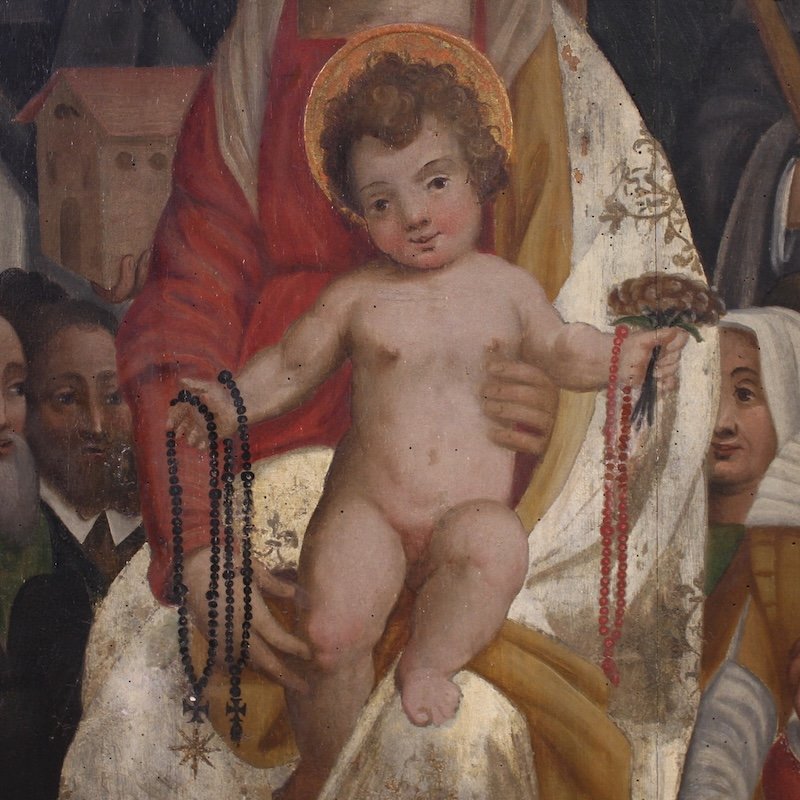 Grande tavola italiana del XVI secolo, Sacra Conversazione-photo-4